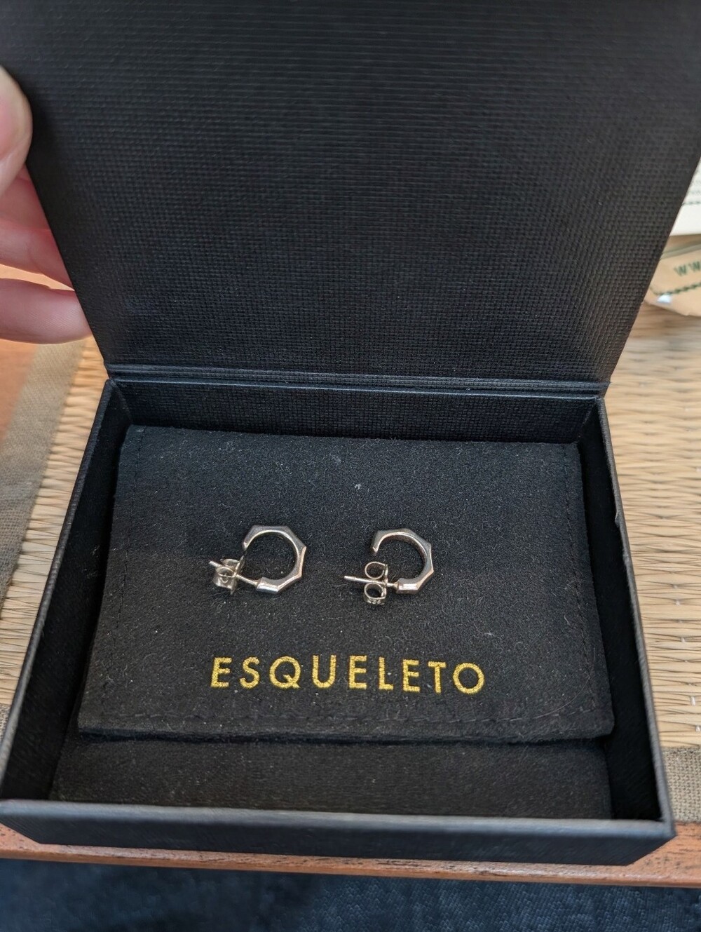 Lauren wolf Esqueleto jewelry geometric hoops